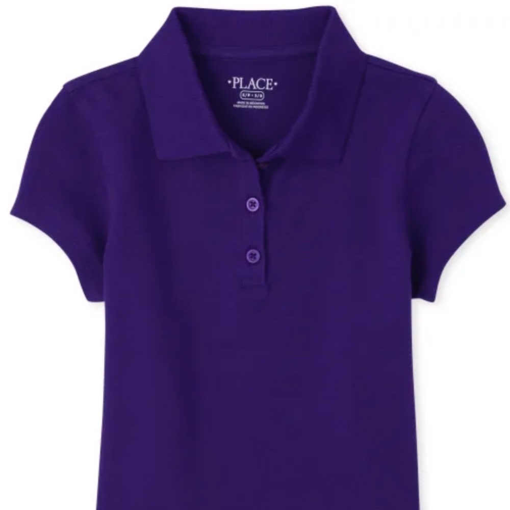 Children's Place Girl's Short Sleeve Polo Sz. M (7/8) NWT